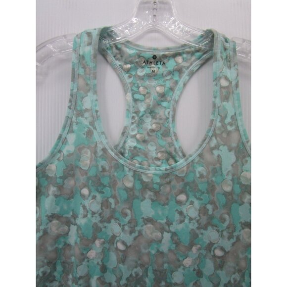 Athleta Top Medium Pullover Tank Racerback Running Yoga Tie Dye Gym - Picture 2 of 10